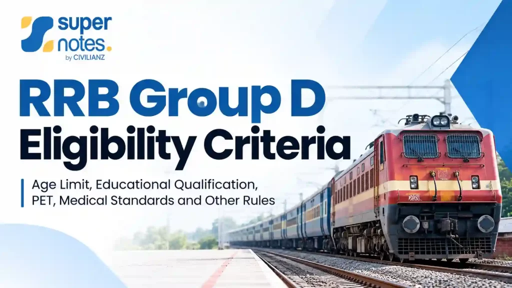 RRB Group D Age Limit 2026 – Eligibility Criteria, Qualification & PET | SuperNotes by CIVILIANZ
