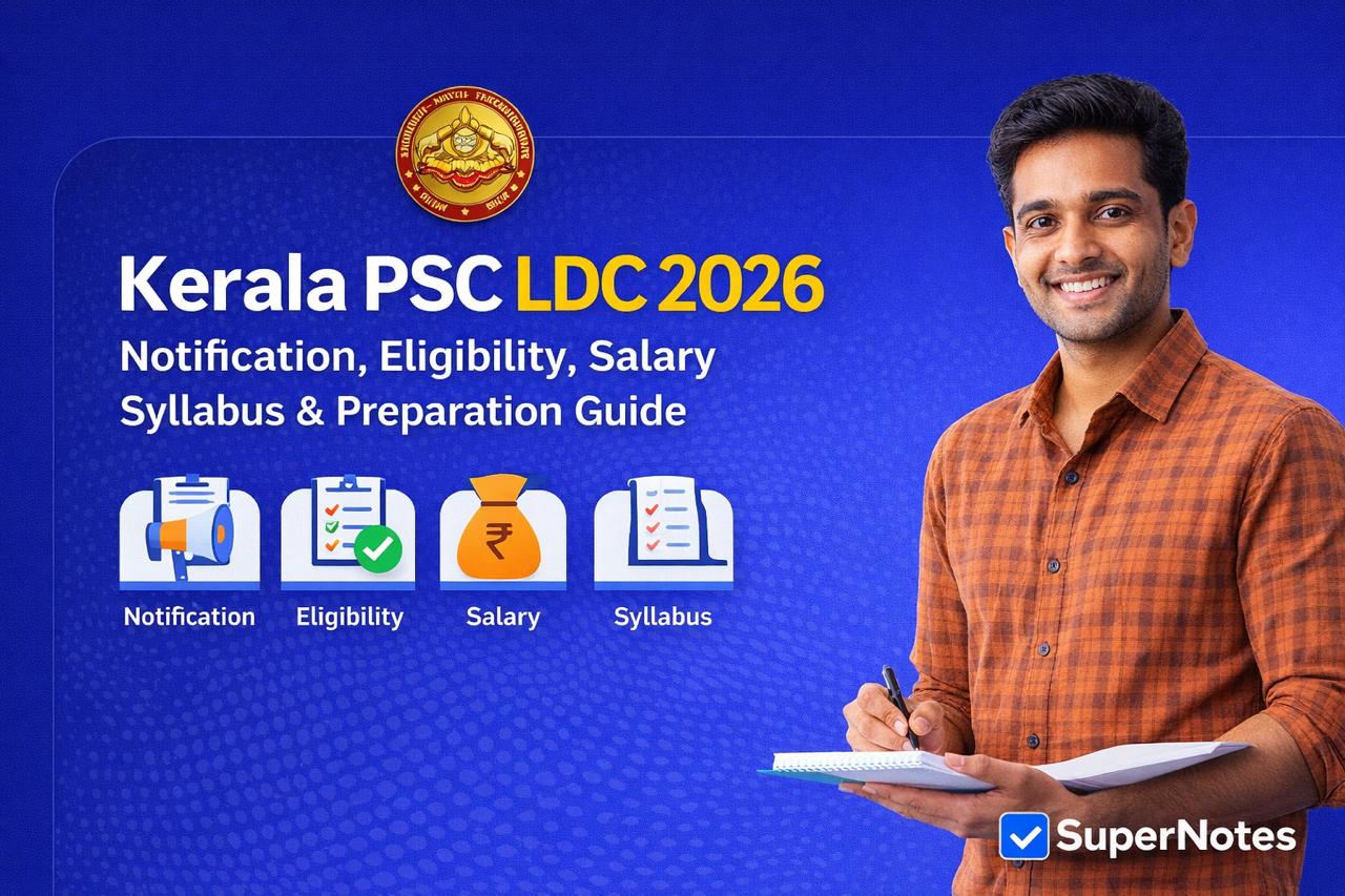 Kerala PSC LDC 2026: Notification, Eligibility, Salary, Syllabus & Preparation Strategy