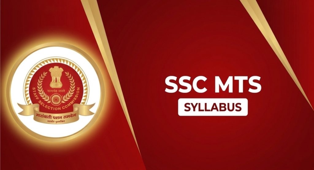 SSC MTS Syllabus 2026