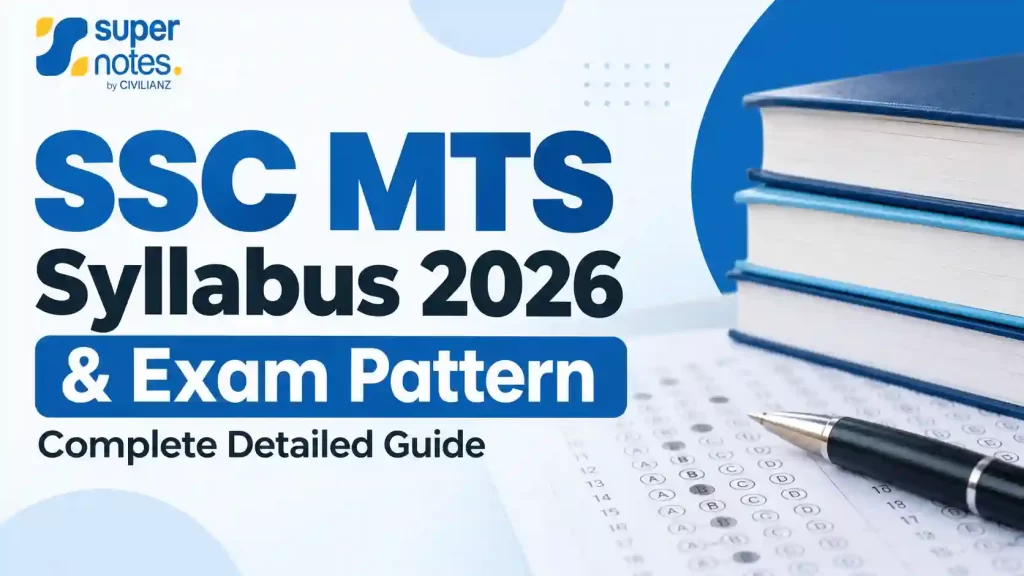 SSC MTS Syllabus 2026