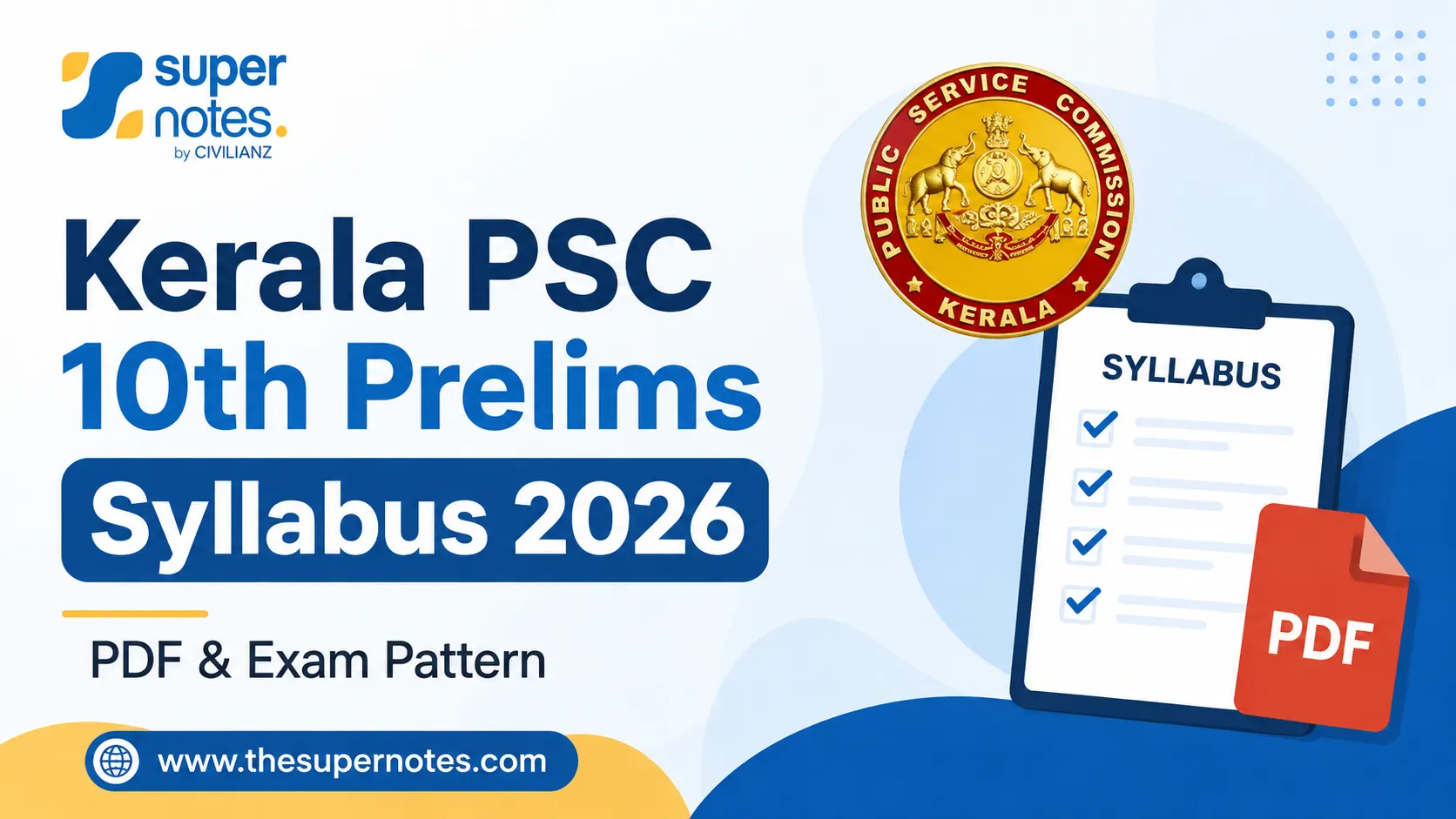 10th prelims syllabus
