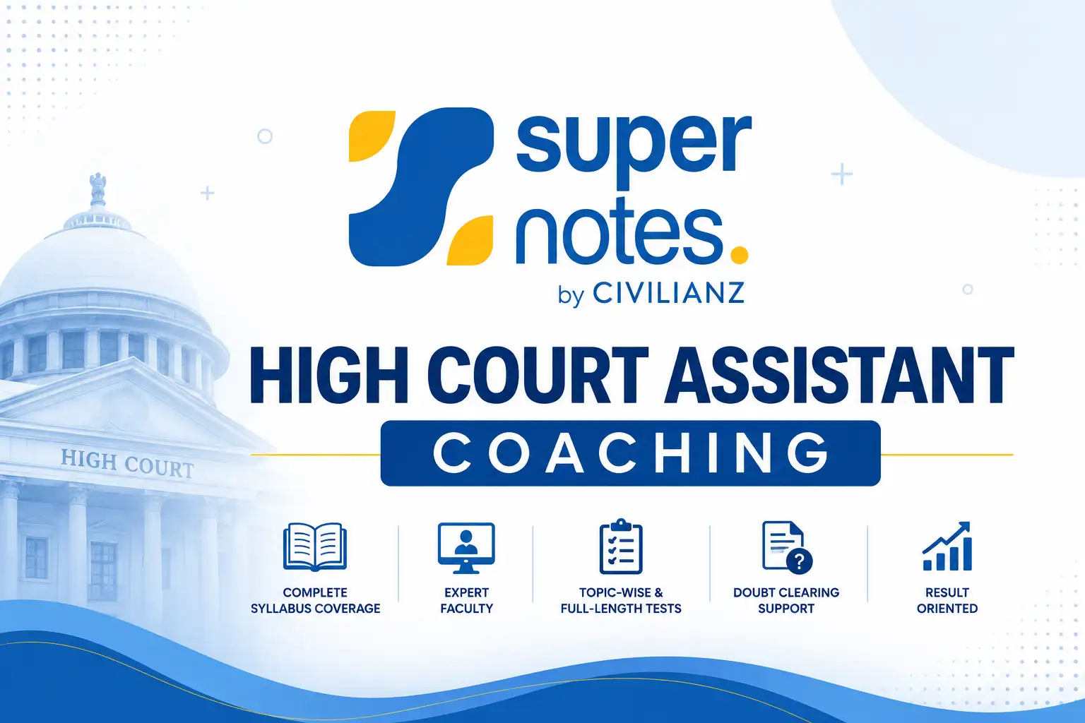High Court Assistant Coaching in Kerala – Super Notes by Civilianz | Online Coaching, Study Materials, Mock Tests and Preparation Support
