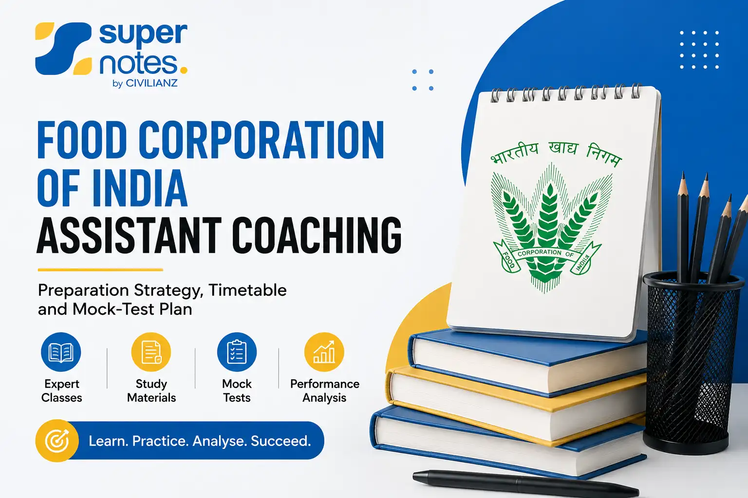 Food Corporation of India assistant coaching and FCI Assistant Grade 3 preparation