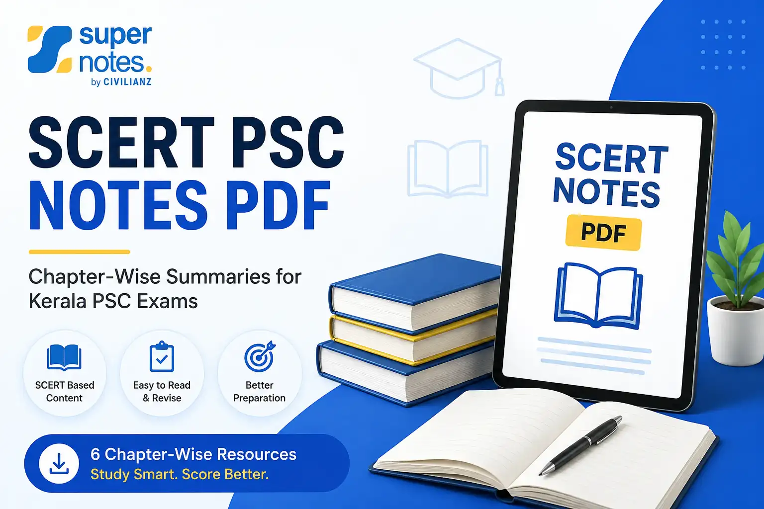 SCERT PSC Notes PDF – 6 chapter-wise Kerala PSC study resources