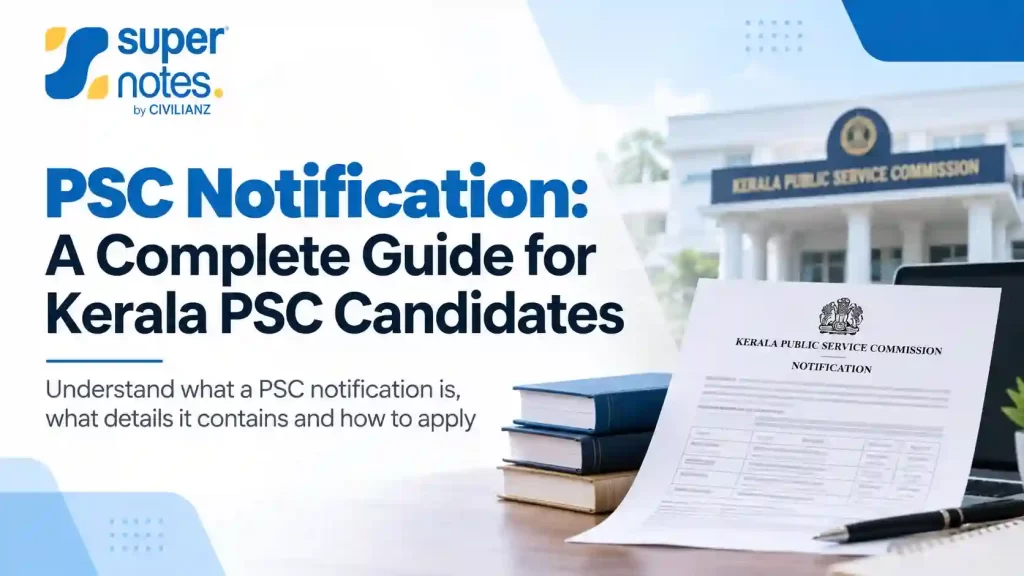 Kerala PSC notification guide
